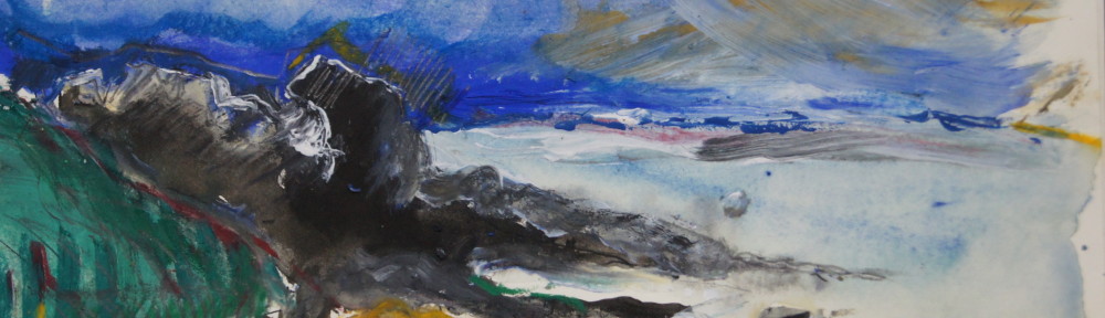 coverack/2010/ ink/pencil/overpainted with aquarell