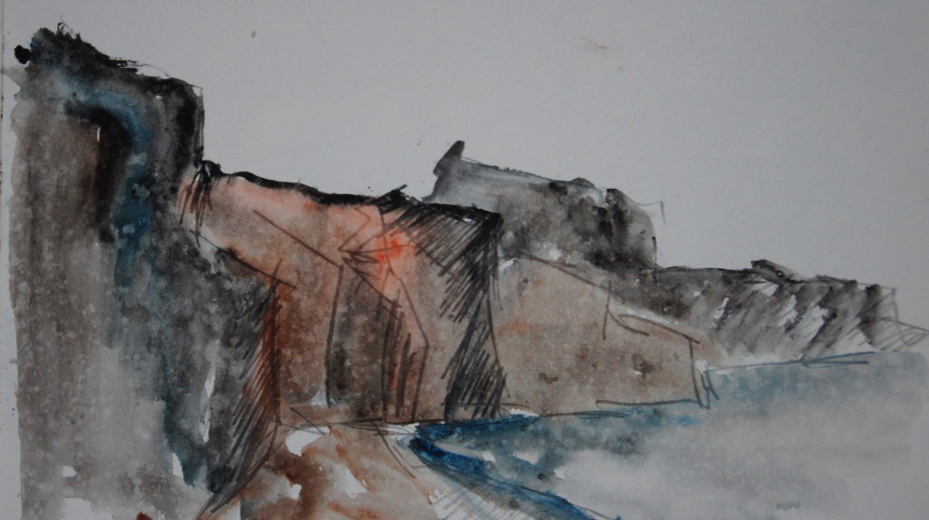 whale shine/2007/aquarell