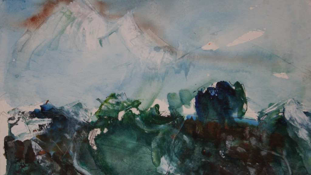 long walk/2007/aquarell