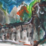 old wall/2007/ aquarell