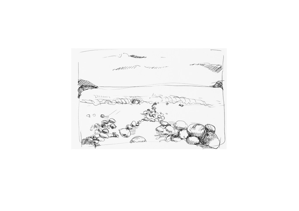 20 +Coverack Beach Stift 2013